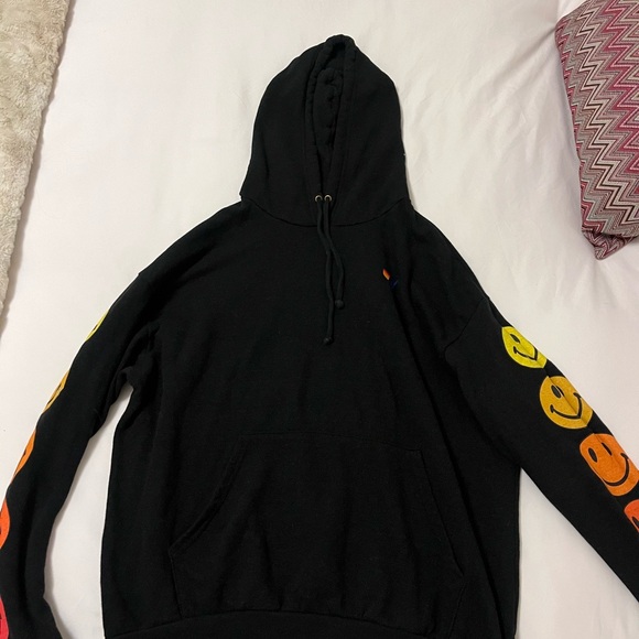 Aviator Nation Black Smiley Sweat Set – Hoodie + Sweatpants - Picture 4 of 4